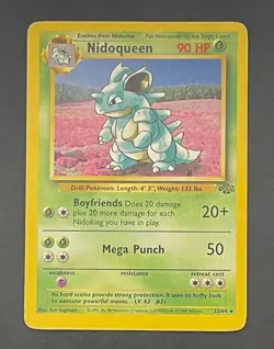 Pokemon Card Nidoqueen 23/64 Jungle - Moderately Played - Image 1