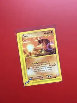 Pokemon Onix 98/147- 2002 Aquapolis Non Holo LP - Image 1