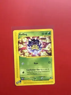 Pokemon Koffing Common Normal Expedition 2002 114/165 LP - Image 1