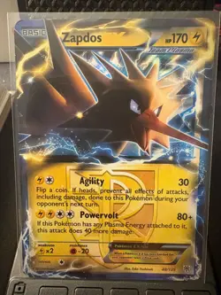 Zapdos EX 48/135 Holo EX Rare Plasma Storm Pokemon Moderately Played - Image 1