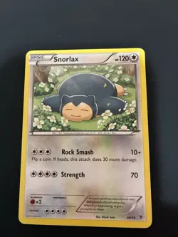Pokemon TCG Snorlax 26/39 Kalos Starter Set Regular LP - Image 1