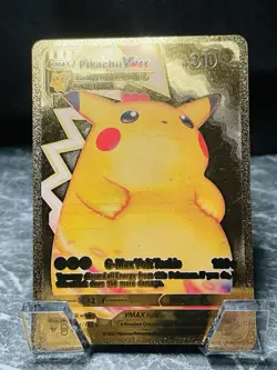 Pikachu Vmax Gold Display Card Pokemon TCG - Image 1