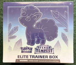 NEW Pokemon TCG Sword & Shield Silver Tempest ETB Elite Trainer Box Sealed - Image 1