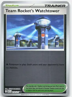 Team Rocket's Watchtower 210/217 Ascended Heroes Pokemon Reverse Holo NM - Image 1
