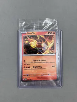 Pokemon TCG Ho-Oh EB Games Stamped Promo 010/086 Chaos Rising Preorder Sealed - Image 1