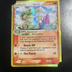 Pokemon TCG Ludicolo 100 HP 6/100 Crystal Guardians Delta Species Reverse Holo - Image 1