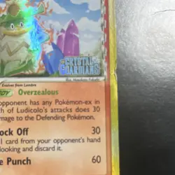 Pokemon TCG Ludicolo 100 HP 6/100 Crystal Guardians Delta Species Reverse Holo - Image 3