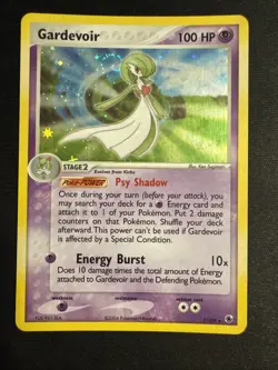2004 Pokemon GARDEVOIR #7/109 EX Ruby & Sapphire Holo Rare English - Image 1