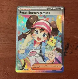 Rosa's Encouragement 123/088 Full Art Trainer Supporter Chaos Rising (English) - Image 1