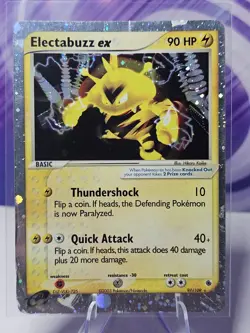 Electabuzz ex 97/109 Ruby and Sapphire Holo Ultra Rare Pokemon TCG HP DMG - Image 1