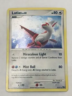 The Pokemon Company Latias 3/17 POP Series 7 Holo Rare Eng 2008 Basic 80HP - Image 1