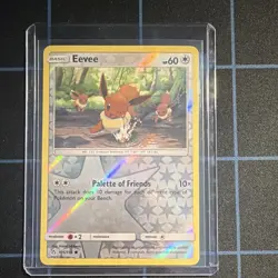Pokemon TCG Eevee 105/156 SM Ultra Prism Reverse Holo Common Eng 2018 60 HP - Image 1