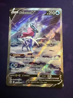 Pokemon Suicune V GG38/GG70 Crown Zenith Ultra Rare Holo NM/Mint Condition - Image 1