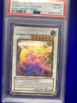 Yu-Gi-Oh! Power Tool Dragon Unlimited Ghost Rare RGBT-EN042 PSA 6 - Image 3
