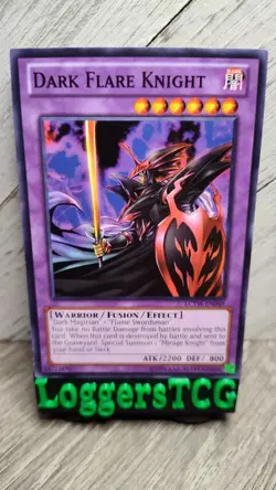 Yu-Gi-Oh! Dark Flare Knight / LCYW-EN049 UNLIMITED LP - Image 1