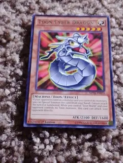 Yugioh Toon Cyber Dragon MP16-EN074 CORE-EN043 Rare 1st Edition NM - Image 1