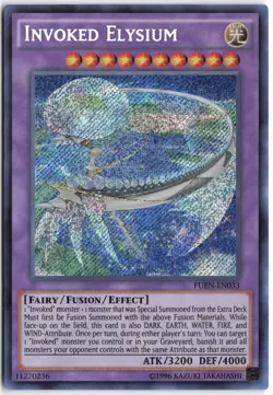 Yugioh - Invoked Elysium FUEN-EN033 Unlimited - Fusion Enforcers - Image 1