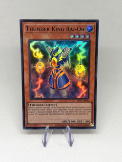 Thunder King Rai-Oh ES01-AE002 Super Rare AE Near Mint YuGiOh - Image 1