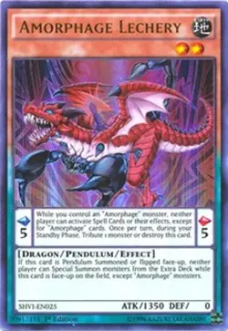 Amorphage Lechery-Ultra Rare - Unlimited - SHVI-EN025 - Shining Victories - NM - Image 1