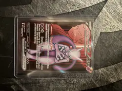 Pokemon TCG Team Rocket's Mewtwo EX 213/182 Destined Rivals Ultra Rare - Image 1