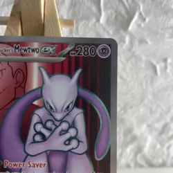 Pokemon TCG Destined Rivals Team Rocket's Mewtwo EX 213/182 Ultra Rare Card mint - Image 3