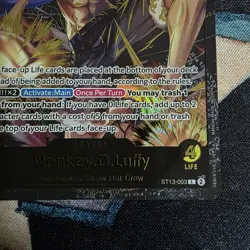 One Piece Monkey.D.Luffy (Premium Card Collection -Leader Collection-) ST13-003 - Image 3