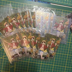 One piece card French Luffy Musee Grevin op13-001 promo sealed official - Image 2