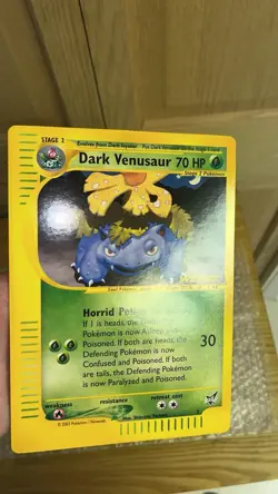 2003 JUMBO Pokemon TCG English Card Best of Game Promo Winner Dark Venusaur #7 - Image 1