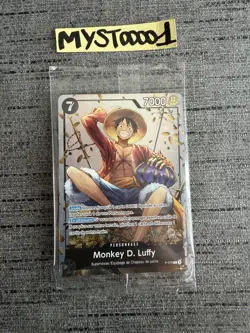 Carte One Piece Monkey.D.Luffy P-075 Promo Tin Box Francais Scelle / Sealed - Image 1