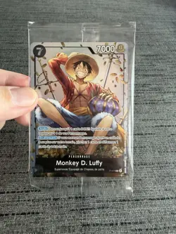 Carte One Piece Monkey.D.Luffy P-075 Promo Tin Box Francais Scelle / Sealed - Image 5