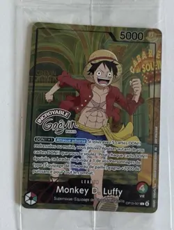 Carte One Piece Luffy Musee Grevin - ENTREE Musee Grevin Paris 01/07 - Image 2