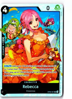 Rebecca (Reprint) OP05-091 Premium Booster -The Best- Vol. 2 One Piece Foil LP - Image 1