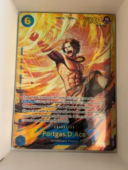 OP13-119 Portgas.D.Ace English SEC One Piece TCG Card Game - Image 1