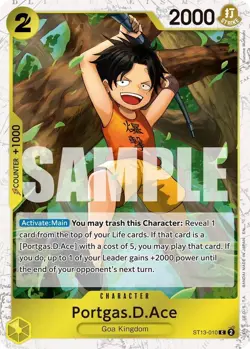 ST13-010 Portgas.D.Ace - ST13-010 FOIL English One Piece TCG Card Game - Image 2