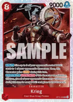 One Piece TCG - [OP15-008] - Krieg Adventure on Kami's Island - Image 1