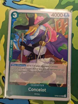One piece - Concelot (OP08-024) Pre Release Promo English - NM - Image 1
