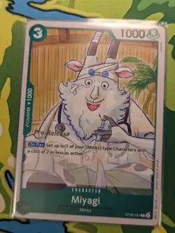 One piece - Miyagi (OP08-031) Pre Release Promo English - NM - Image 1