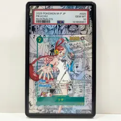 ONE PIECE TCG EXTENDED ART MAGNETIC CASE PSA CARD UTA EB03-061 SEC MANGA ALT ART - Image 1