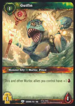 World of Warcraft TCG Gutfin - Crown of the Heavens 151/198 - Image 1