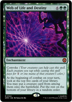 Web of Life and Destiny - 0122 - Marvel's Spider-Man MTG - NM/M - Ships Now - Image 1