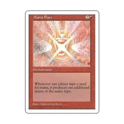 WOTC MtG 5th Ed Mana Flare (R) EX - Image 1