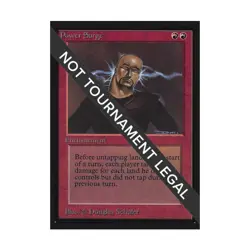 WOTC MtG International Ed. Power Surge (R) NM - Image 1
