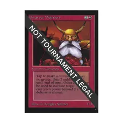 WOTC MtG International Ed. Dwarven Warriors (C) NM - Image 1
