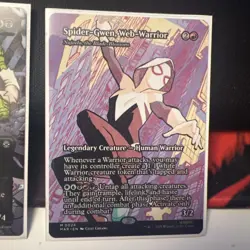 Spider-Gwen, Web Warrior/Spider-Man Noir Full Art Borderless MTG BUNDLE - Image 2