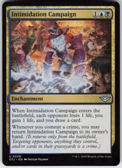 MTG Intimidation Campaign 208 Outlaws of Thunder Junction U Normal NM - Image 1