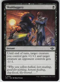 MTG Skulduggery 107 Outlaws of Thunder Junction C Normal NM - Image 1