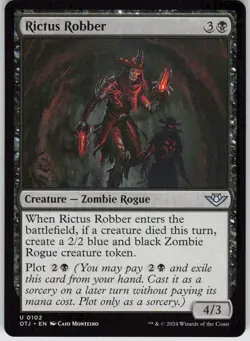 MTG Rictus Robber 102 Outlaws of Thunder Junction U Normal NM - Image 1