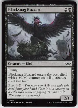 MTG Blacksnag Buzzard 79 Outlaws of Thunder Junction C Normal NM - Image 1