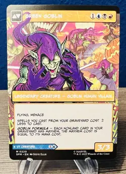 MTG Marvel Spider-Man - Norman Osborn Green GoblIn SPM M0220 Borderless - NM - Image 3