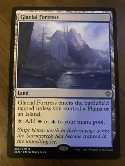 Magic the Gathering MTG Glacial Fortress (255) Ixalan LP - Image 1